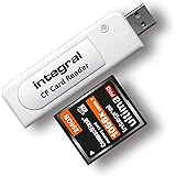 Integral INCRCF Compact Flash card reader USB 2.0, White