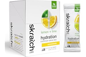 SKRATCH LABS Everyday Hydration Drink Mix | bezcukrowy proszek elektrolitowy | 15x4g | cytryna + limonka | bezglutenowy, wegański
