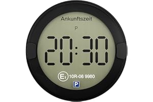 OOONO P-DISC NO2 – elektroniczna tarcza parkingowa z dopuszczeniem do użytku w samochodzie – automatyczna cyfrowa tarcza parkingowa z dopuszczeniem do ruchu drogowego KBA zgodnie z niemieckim prawem o