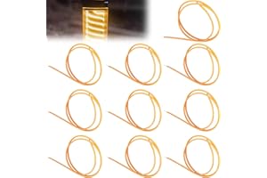 GOEDCH 300 mm 10 piezas de filamento LED: filamento de bombilla de 2200 K 3 V, filamento flexible, filamento de diodo LED, piezas de lámpara de filamento flexible para juguetes caseros y decoración