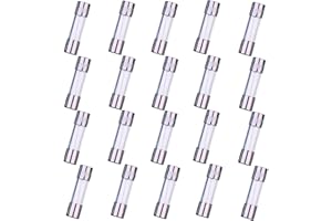 HUAREW F3AL250V 20 Pcs 5x20mm Fast-Blow Glass Fuse 3A 250V 0.2x0.78 inch time delay Fuse(Pack of 20 Pcs)