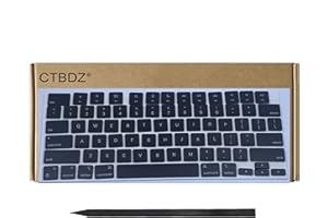 CTBDZ Touches QWERTY de Rechange pour Clavier américain pour MacBook Air M2 M3 M4 Retina 13" A2681 A3113 A3240,pour MacBook Air 15" M2 M3 M4 A2941 A3114 A3241 années 2022-2025(Minuit)
