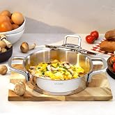 Schafer New Stahl &Ccedil;elik Kapaklı Sahan 22 Cm 2 Par&ccedil;a-Inox