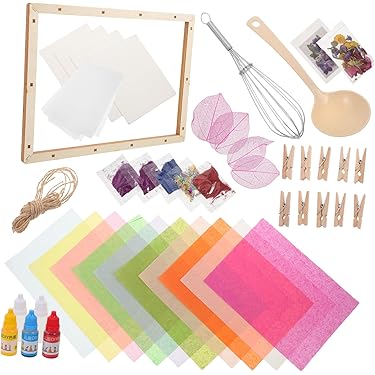 Kit Fai Da Te Per Carta Fatta A Mano - Include Stampo Legno, Polpa E Accessori Per Creare Carta Artigianale - Foto 3