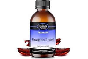 AUTHENTIC OIL CO Dragons Blood Fragrance Oil, Scented Oils for Burners, Candle Making and Wax Melts, Fragrance Oils for Diffuser, Fragrance, Scents for Soap and Bath Bombs Making - Vegan & UK Made - 200ml