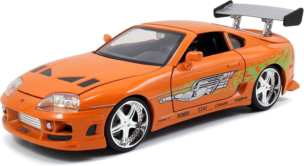 1:24 Fast Furious Brian’s Toyota Supra 1995 Araba