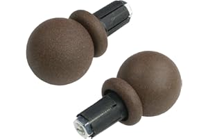 Liedeco Endstück, Endknopf Kugel 16 mm ø Esperanca | rost-antik | 2 Stück