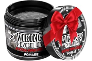 ‎VIKING REVOLUTION Viking Revolution - Extreme Hold Pomade Herren – Style & Finish Dein Haar - Extra fester, starker Halt & hoher Glanz für die Herrenfrisur - 118 ml