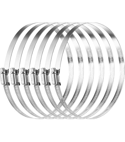 Aba mini RVS slangklem 7,5 - 8,5 mm voor kleine slangen
