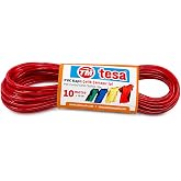 Tesa PVC Kaplı &Ccedil;elik &Ccedil;amaşır İpi 10 Metre &ndash; Dayanıklı Paslanmaz &Ccedil;elik İ&ccedil; Telli &Ccedil;amaşır Asma İpi | G&uuml;&ccedil;l&uuml; Taşıma Kapasiteli Kır