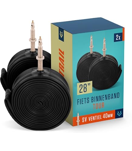 Sunchase 2-Pack Bike Inner Tubes For 700x35/43c Tires - Schrader Valves, Heavy Duty & Puncture Resistant
