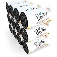 Amazon Brand - Presto! Oxo-Biodegradable Garbage Bags, Small (17 x 19 inches) - 30 bags/roll (Pack of 12)