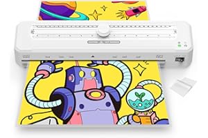 ‎KEJECTOR Laminiergerät A3 mit Papierschneider und Laminierfolien, Heiß und Kalt Laminiermaschinen für A3 A4 A5 A6 A7, Laminiermaschinen für Zuhause, Schule, Büro