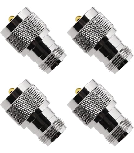 RG316 DS N Male To N Female Bulkhead Coaxial RF Pigtail Cable - USA Made (CA Seller)