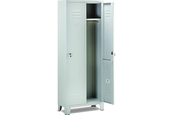 Linea Garden Friend A1844012 Armoire vestiaire 2 Places, 180 x 33 x 68,5 cm, Gris
