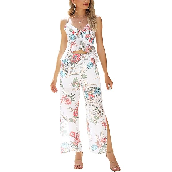 Barboteuse/Combishort Pour Femme - Bandeau, Jambes Larges, Poches, Tenue D'Été Sans Manches