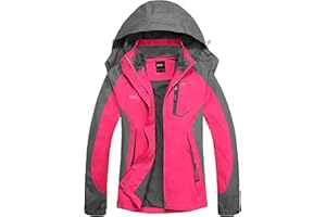 DCmount chaqueta impermeable mujer chaqueta chubasquero ligera de softshell cortavientos chaqueta lluvia con capucha