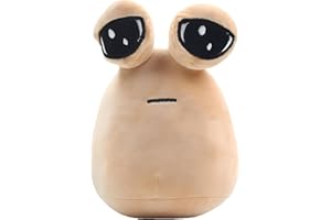 Atsmoce®My Pet Alien Pou Peluche Giocattolo, 22 cm Peluche Figura di Alieno Pou, cartone animato peluche per la decorazione della casa/auto, regalo per bambini