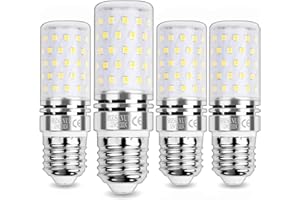 HZSANUE E27 żarówki LED Kukurydziane 12W, 3000K Ciepła Biel, 1350 lm, małe żarówki śrubowe Edisona, 100W Odpowiednik żarówek żarowniczych, Opakowanie 4 szt