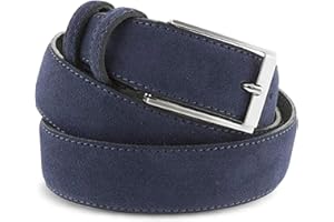 La Bottega del Calzolaio Cinturón de hombre de gamuza artesanal Made in Italy