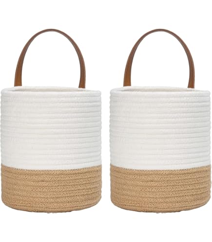 Gevlochten Pot Tuin Hangende Plantenbak Macramé Planten Opbergmand Jute Touw Gevlochten Binnen Buiten Bloempothouder Koffiekleur M~p129956533