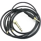 Cavo audio di ricambio compatibile con cuffie Audio-Technica ATH-MSR7b, ATH-SR9, ATH-ESW990H, ATH-ES770H, ATH-ADX5000, ATH-AP
