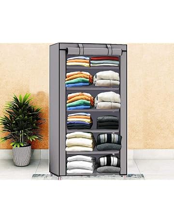 Keekos Collapsible Wardrobe Organizer, Storage Rack for Kids and Women, Clothes Cabinet, Bedroom Organiser_Wardrobe Organizer for Clothes