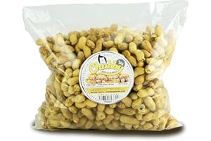 CHUBBY PET PRODUCTS Chubby Peanuts in Shells for Squirrels (1 Kg), Aflatoxin Free Monkey Nuts For Squirrels, Premium All Natural Food, Peanuts for Squirrel, Chipmunks, Cardinals & Jays - with Compostable Bag