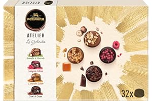 Perugina Atelier Le Golosità Cioccolatini Assortiti al Latte e Fondente Regalo, 398g