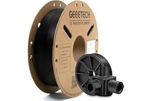 GEEETECH Filament CF PLA 1,75 mm do drukarki 3D, szpula 1 kg, włókno węglowe czarne