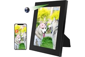 CYI Micro Telecamera Nascosta 5G&2.4G, Cornice con Fotocamera Spia Invisibile HD1080P, Videocamera Spia Sorveglianza Interno WiFi Spy Cam con Rilevamento del Movimento per la casa, L'Ufficio, ECC.