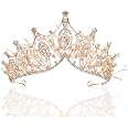 Diadème De Princesse En Cristal Et Strass - Couronne Royale Pour Mariage, Fête Et Soirée Élégante