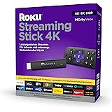 Roku Streaming Stick 4K | 4K/HDR/Dolby Vision Streaming Media Player | Funktioniert nur in Deutschland