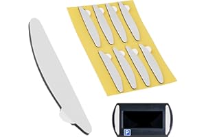 ‎YOUR DAY MATE Ersatz Klebestreifen Set, 8 Stück, kompatibel mit Needit Park Mini automatische Parkscheibe, doppelseitiger Spezialkleber für Windschutzscheibe, Klebepads Parking Disc, Klebesticker Kit Glas Parkuhr