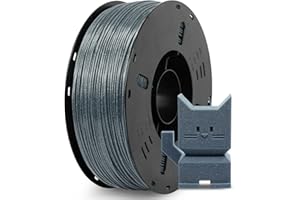 FilaBees ASA Filament 1.75mm 3D Printer Filament, Heat and Weather Resistant and High UV Resistance, 1kg Spool, Sparkle Storm Gray. Voxelab