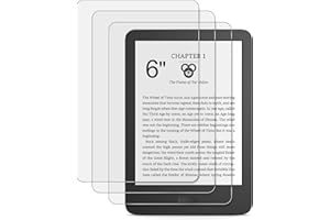 CoBak 3 protectores de pantalla mate antirreflejos para Kindle 11th Generación 2022 de 6 pulgadas, Kobo Nia y PocketBook, alta claridad, resistente a las huellas dactilares, película PET no templada