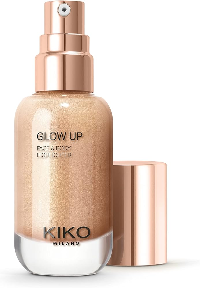 Kiko Milano Kiko Glow Up Face And Body Highlighter 01 Champagne | Sıvı | Metalik Kaplama | Transfer Geçirmez | Suya Dayanıklı