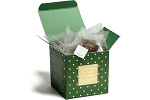 DOMORI Christmas Tea, Té Verde con Sabor a Manzana y Naranja, Té de Navidad en Cajita Regalo, 50g - Dammann Frères