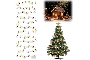 WINWJ 2M Wichtel Zubehör Lichterkette, Wichtel Zubehör Weihnachten, Wichtel Lichterkette Miniatur LED, Mini Lichterkette für Wichtel Szene Deko, Wichtelzubehör Miniatur