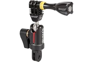 iSHOXS Cobra Swivel Upgrade Module | Brazo de Extensión para Cámara de Acción | Compatible con GoPro Hero 11-10-9, dji Osmo, Apexcam y similares | Accesorio Cobra | Fabricado en Aluminio