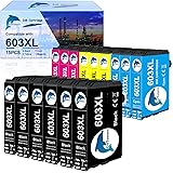 GoToners 603 XL Cartucce Compatibili per Epson 603XL per Workforce WF-2810 WF-2820 WF-2830 WF-2840 WF-2845 WF-2870 Expression