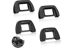 HUAHAO 4-częściowy wizjer Eyecup Eyecup kompatybilny z Nikon DK-21 D7000 D750 D610 D600 D300 D200 D100 D90 D80 D70 D70s
