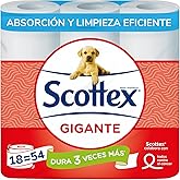 Scottex Gigante Papel Higiénico Seco 18 rollos