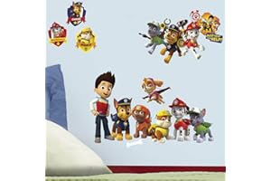 ROOMMATES Lot de 37 stickers repositionnables Paw Patrol la Pat Patrouille