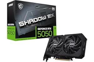 MSI GeForce RTX 5050 8G Shadow 2X OC - Tarjeta gráfica