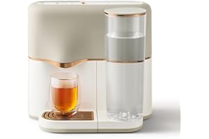 ‎AVOURY AVOURY One Teemaschine | Tee-Kapselmaschine | Inklusive Wasserfilter und 8 Teesorten in Kapseln | Farbe: Copper/Cream (Copper Cream, mit Starterkit)