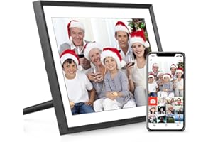 WiFi Digital Photo Frame, Camnoon 10.1 Inch Digital Picture Frame, 1280x800 IPS LCD Touch Screen, 5 Play Modes, Auto-Rotate Built in 16GB Memory, Quick Easy Share Photos or Videos via the Frameo App