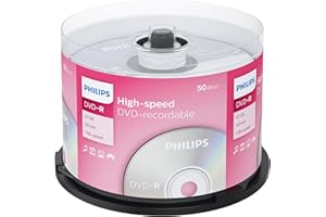 Philips DVD-R 4.7 GB - Confezione da 50