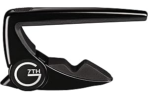 G7th Performance 2 Black Classical Guitar Capo - Groundbreaking Tension Control - The Award-winning Capo for Classical Guitars, UK Designed