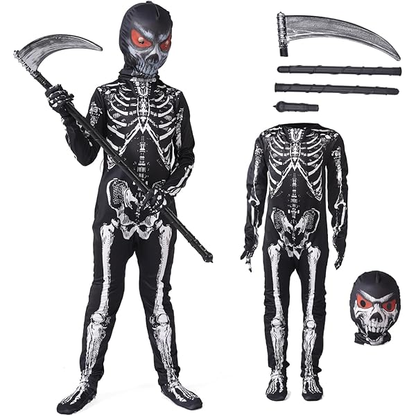 Maschere Spaventose Halloween - Set 2 Pezzi Strega E Millepiedi Per Adulti E Bambini